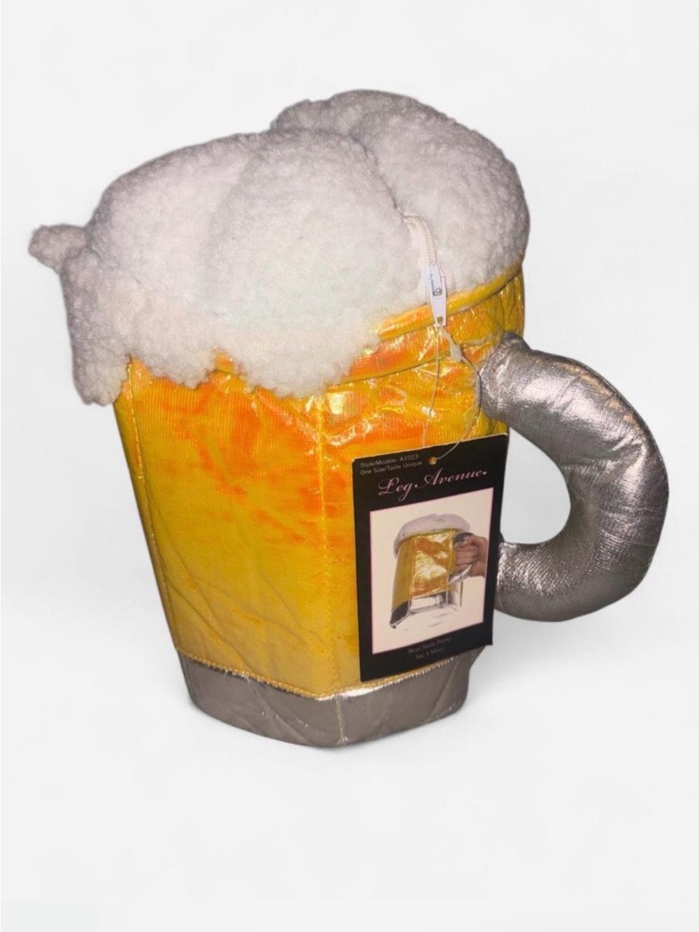 Leg Avenue Gold and Silver Beer Stein Purse Halloween costume